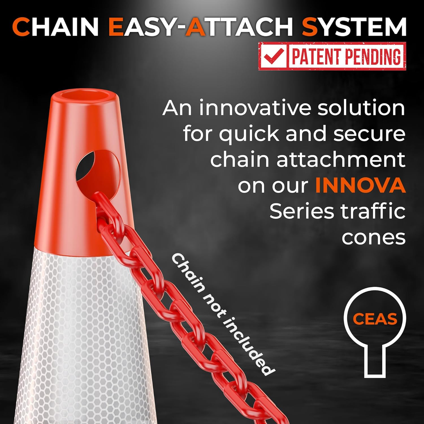 Traffic Cones 28 Inch 5.3 Lb (192 Cones per Pallet)