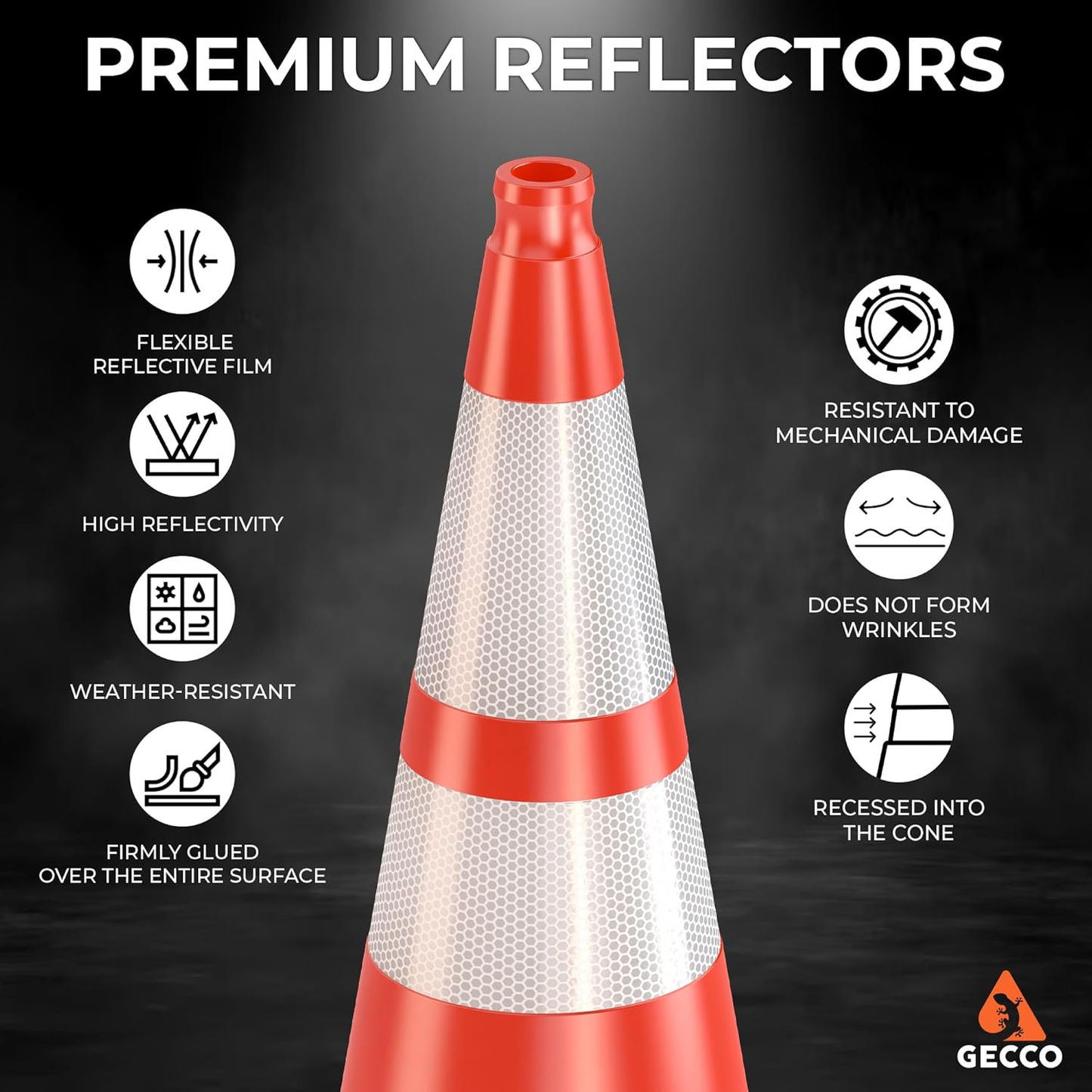 Traffic Cones 28 Inch 7 Lb (162 Cones per Pallet)
