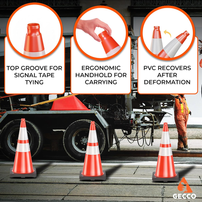 Traffic Cones 28 Inch 7 Lb (162 Cones per Pallet)